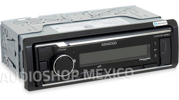 Autoestéreo 1 DIN Kenwood KMM-BT328U Alexa Bluetooth SiriusXM Spotify Android iOS Pandora USB - Audioshop México lo mejor en Car Audio en México -  Kenwood